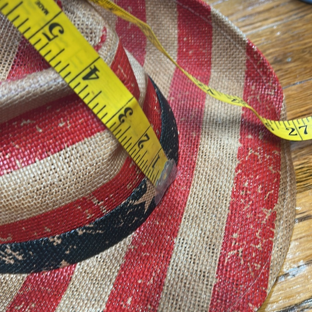 GoldCoast Sunwear Patriot cowboy hat. Stars and Stripes. Get ready for July 4! - Picture 7 of 10